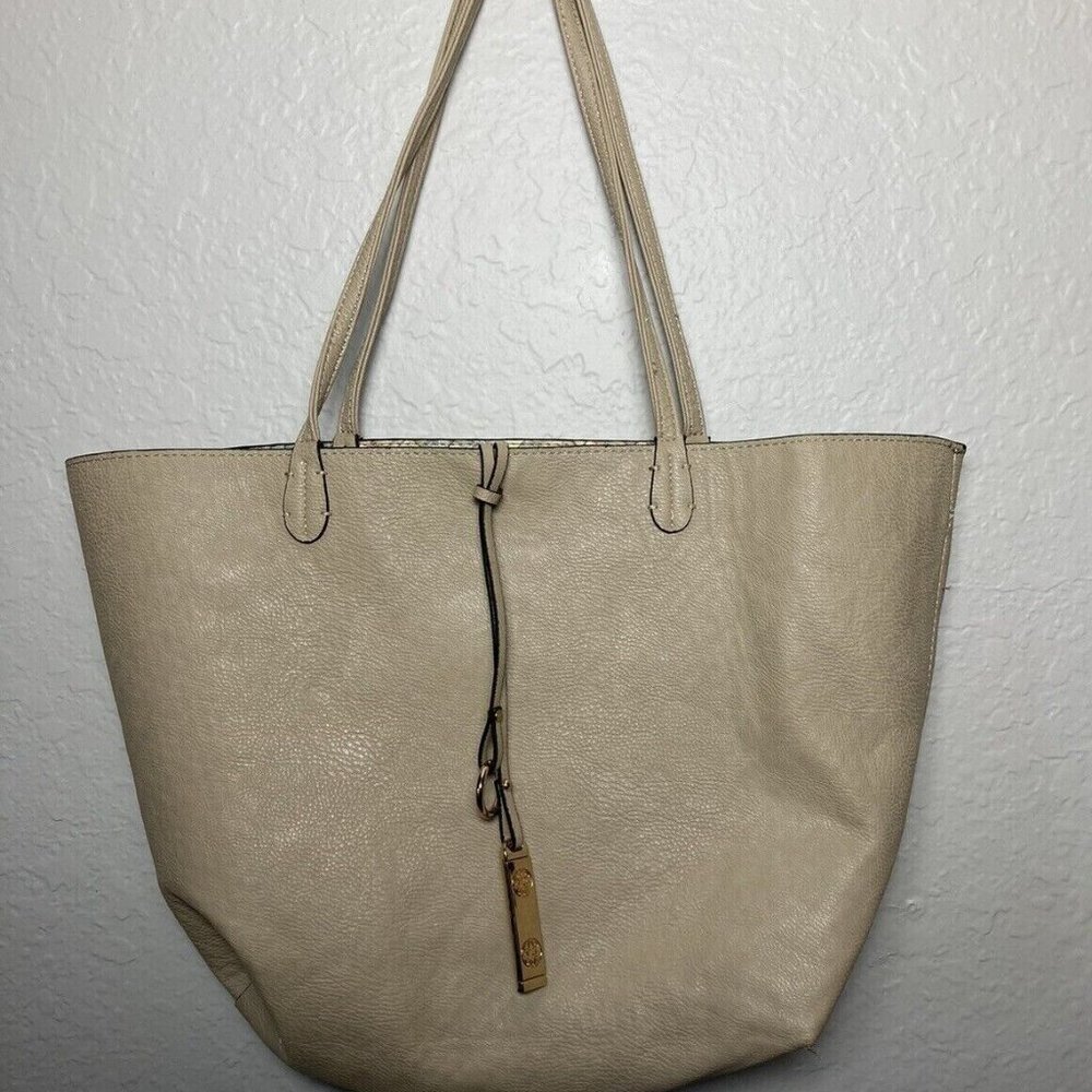 Fabriano Italia Tote Double Top Handle Shoulder Bag Reversible MINT insane price